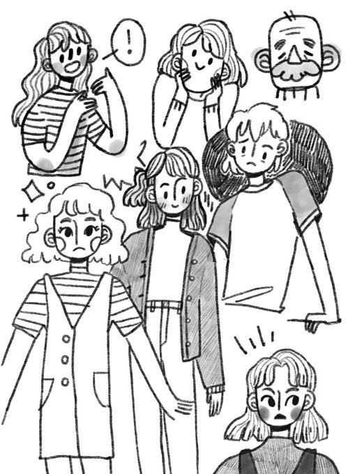 feeling weird about my art, have some sketches!!! 