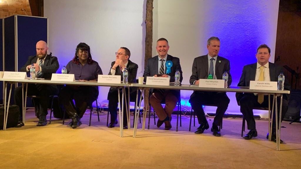 SevenoaksLibDem's tweet image. Another hustings in #Huxtable this evening and again the Tory candidate was missing (although sent a substitute).  Local teacher, Gareth Willis again stood out with some powerful points.