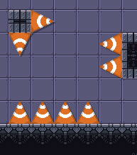 IWannaMakerGame's tweet photo. Excited to share the great-looking winners of the visuals competition, which will be added to I Wanna Maker to use in levels! ❤️ (thread) #gamedev

Alterworlds - winged spike

Arras - snow tiles and spike

DankShamwow - meat tiles
Arras - rock spike

@NotDarq - traffic cone spike https://t.co/hAlPV9uxCe