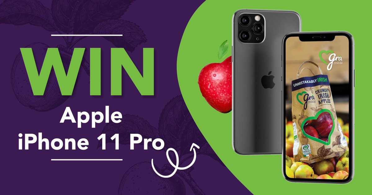 gra_produce's tweet photo. ONE WEEK TO GO!! Have you entered our iPhone 11 Pro competition? It could be an early Christmas present for you or someone special. RT &amp; Follow to enter 😀🍎😀 #WIN https://t.co/qET93WDEe0