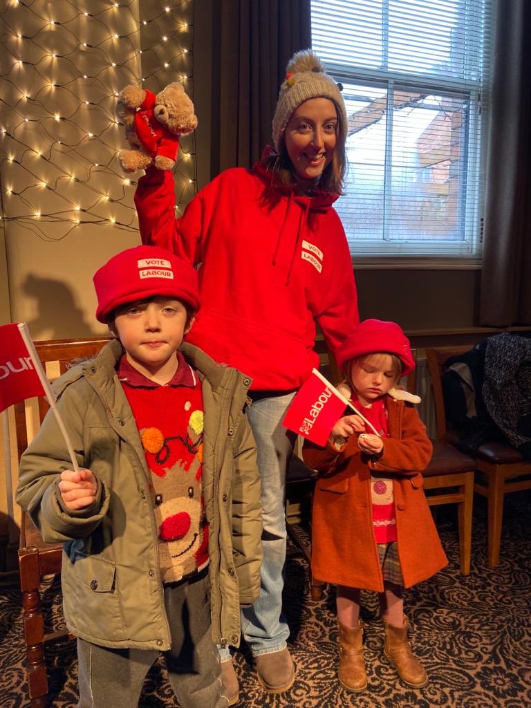 Kwaitie's tweet photo. Saturday in Warwick with my best two comrades βπΉ#letsreelectMatt #labourdoorstep #GE19 (they were a lot happier about this than photo suggests π) π€£ https://t.co/iuhHCGcpyD