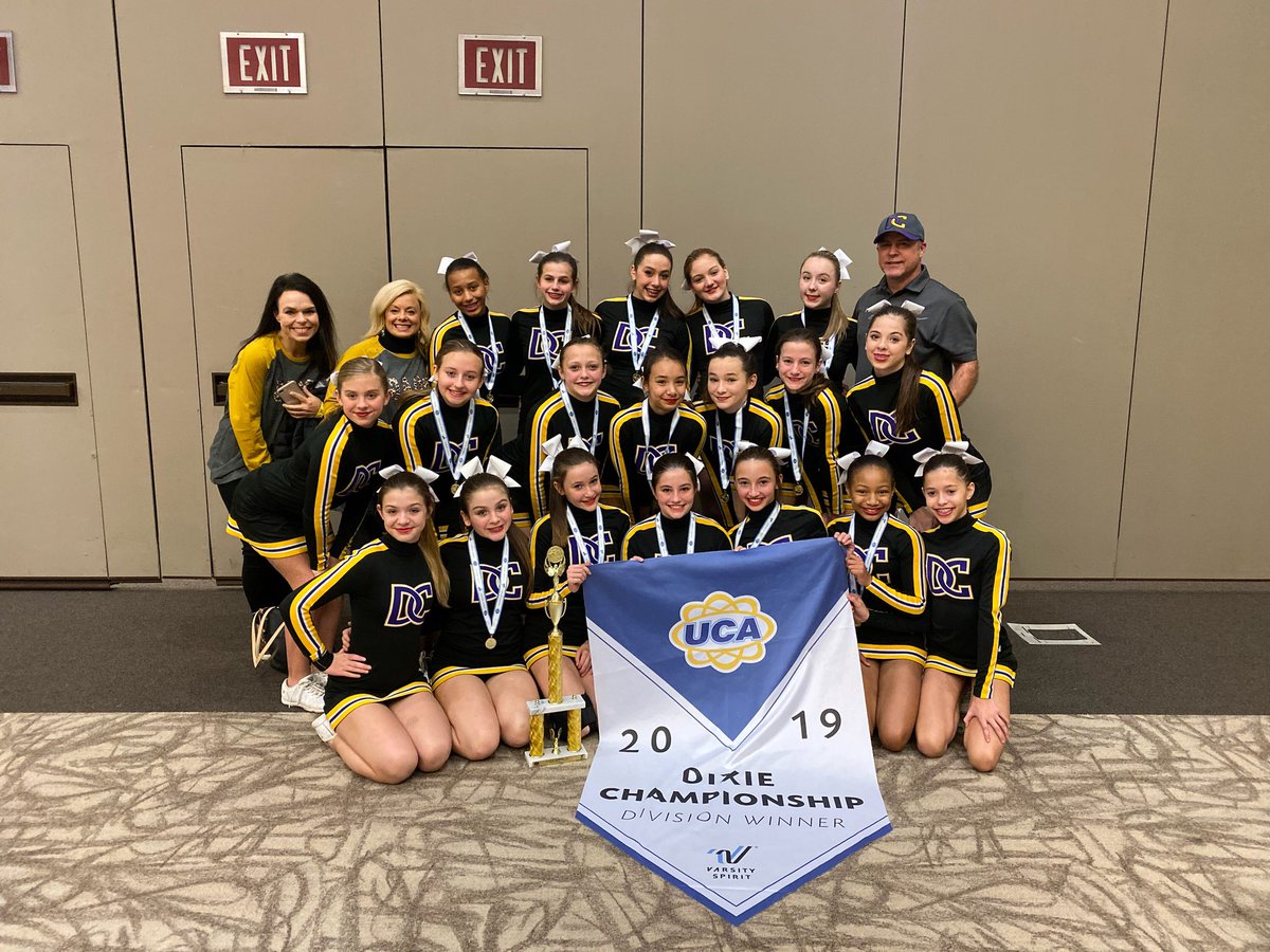 KHMcDaniel's tweet image. We raised the bar! First Place at Dixie Competition! #teamdcs #RaiseTheBar #DCMSCheer @TweetDCS_DCMS