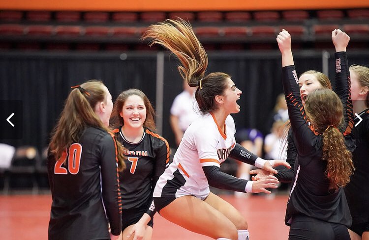 HuronTiger's tweet image. And your SD AA Miss VB is......Our own Huron Tiger Havyn Heinz!