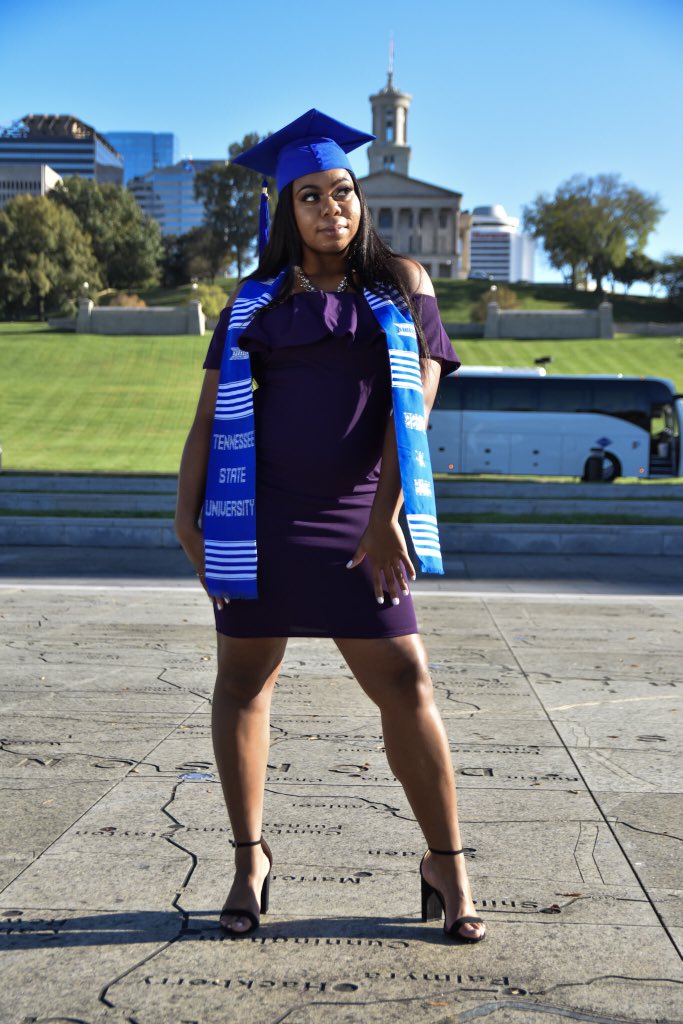 _DomSimone_'s tweet photo. Officially an alumna of Tennessee State University 💙 it’s been a crazy journey but it was all worth it, Thank God! https://t.co/Fe8qirZbpV