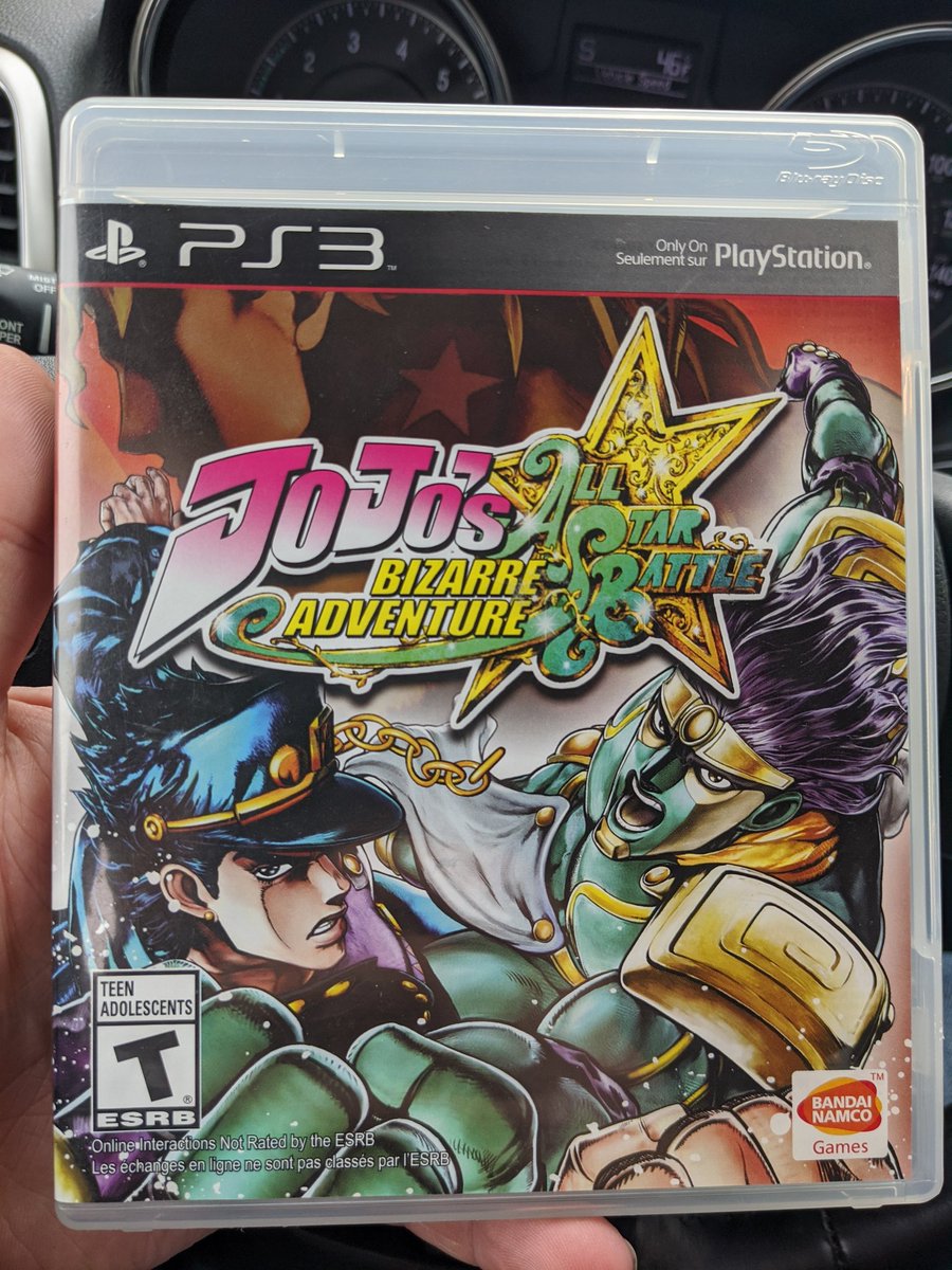 GOcastChrisB's tweet photo. Day 250 and I came across this today while shopping and grabbed it. JoJo's Bizzare Adventure for PS3. Looks to be quite an interesting fighting game to add to my collection. @TheGOcast @anime_dolls @finger_stinky #gaming #GamersUnite #videogames #ps3 #sony #anime #strangegames https://t.co/KbGPgkwYab