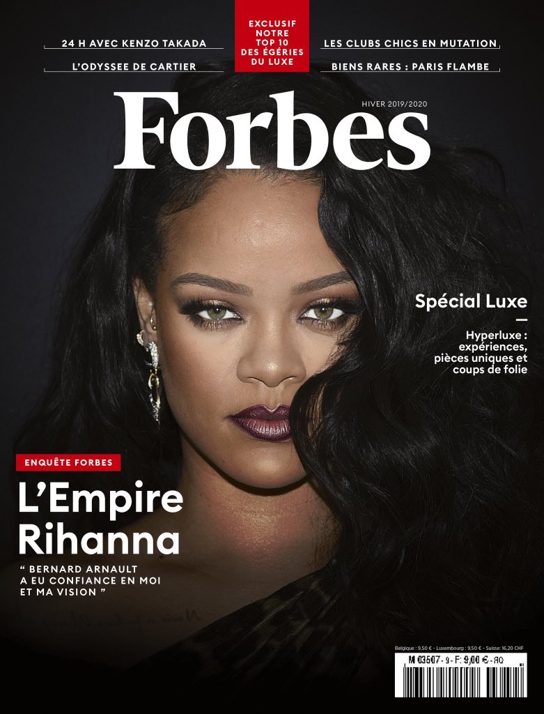 Rihanna Charts on Twitter: &amp;quot;Rihanna on the cover of Forbes France. https://t.co/LqttPilffh&amp;quot; / Twitter