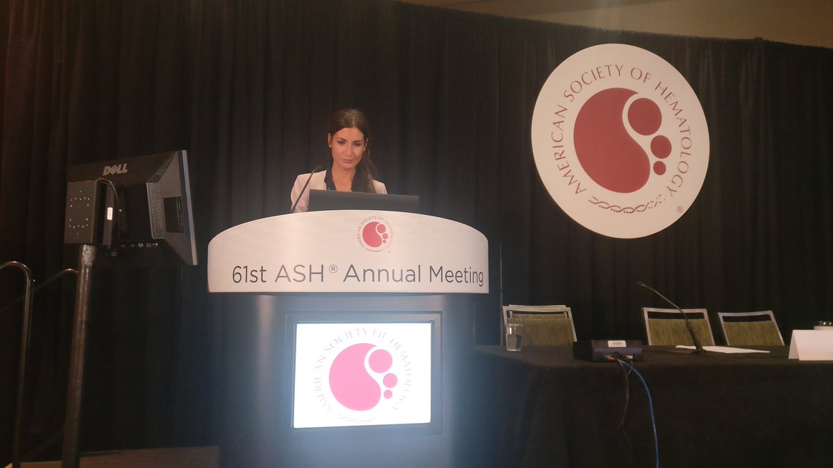 Fantastic talk by Dr. Gioriga Scapin of <a href="/shahlaboratory/">SHAH JIGNESH RAMESH</a> <a href="/nationwidekids/">Nationwide Children's Hospital</a> <a href="/NCHforDocs/">Nationwide Children's Clinical & Research Updates</a> at <a href="/ASH/">･ﾟ✧</a> <a href="/ASH2019/">ash</a> meeting...she will be featured again at the Best of ASH session on Tuesday! <a href="/ShahDhvanit/">Dhvanit Shah</a> #dhvanit.shah