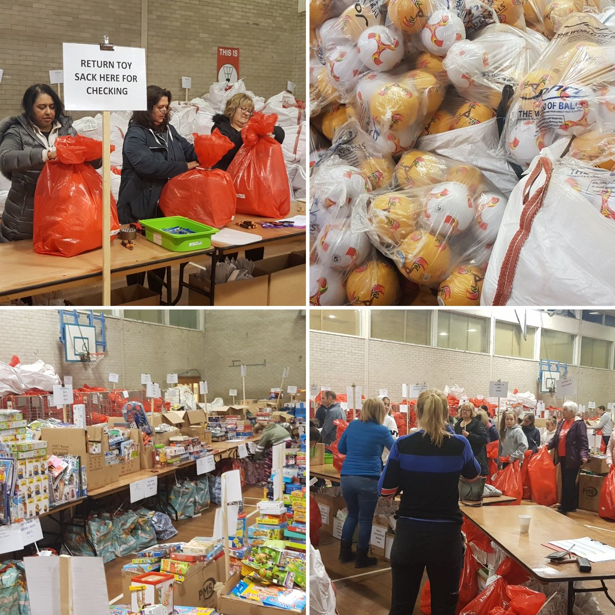 We've started to make up the first couple of hundred sacks in order to get a head start for tomorrow - this is the biggest appeal we have EVER done.   It's not too late to donate - we often have late requests and your support really makes a difference

justgiving.com/campaign/TheTo…