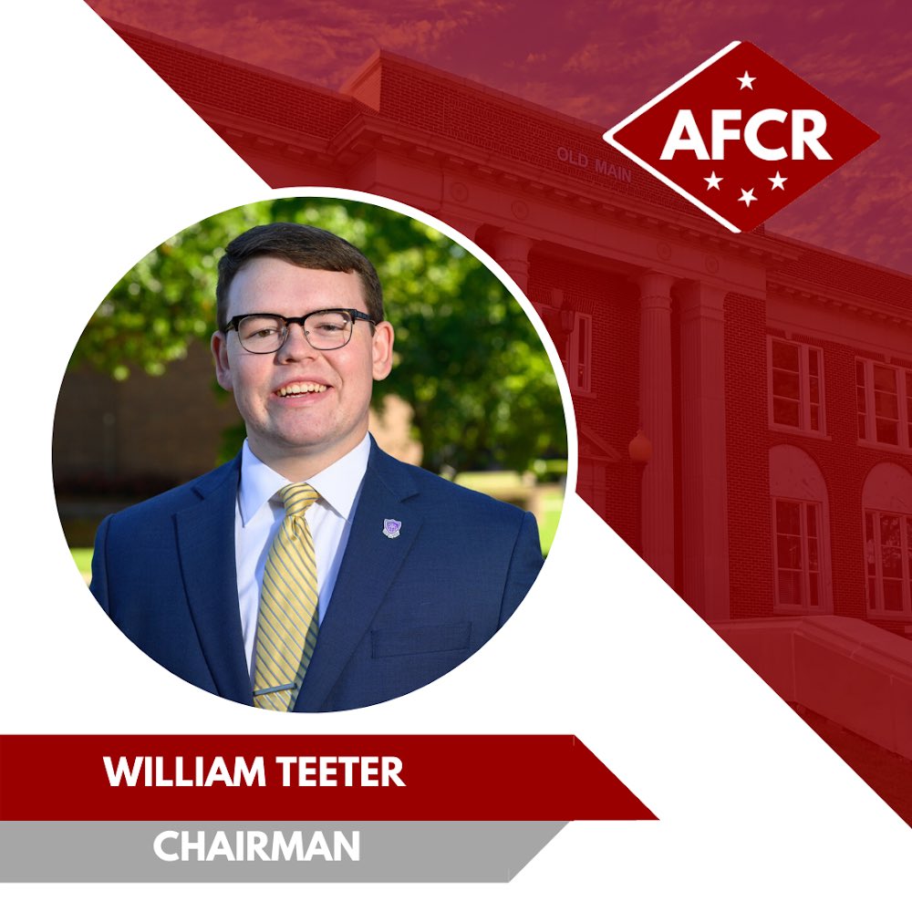 ArkansasCR's tweet photo. ‼️EXEC SPOTLIGHT‼️ Meet State Chairman Will Teeter from the University of Central Arkansas. https://t.co/j5lMM7NeY0