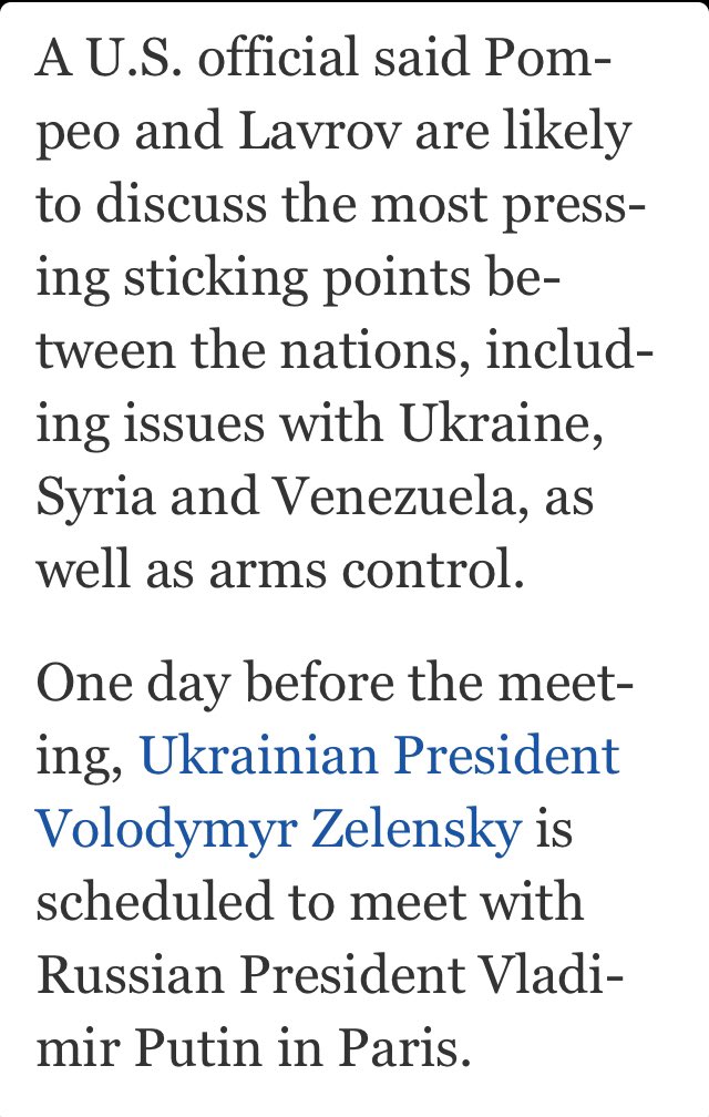 TacoTuit's tweet photo. Rusia y EEUU seguiran “conversando” sobre Ucrania,#Venezuela y otros temas cuando Lavrov visite a Pompeo en Washington el #10dic un dia despues de reunión entre Putin y Zelensky🤔Preparando show #FakeTransition que estabilice al status quo? El tiempo dirá! https://t.co/faeUT0I2sz https://t.co/CEH5yeBd1H