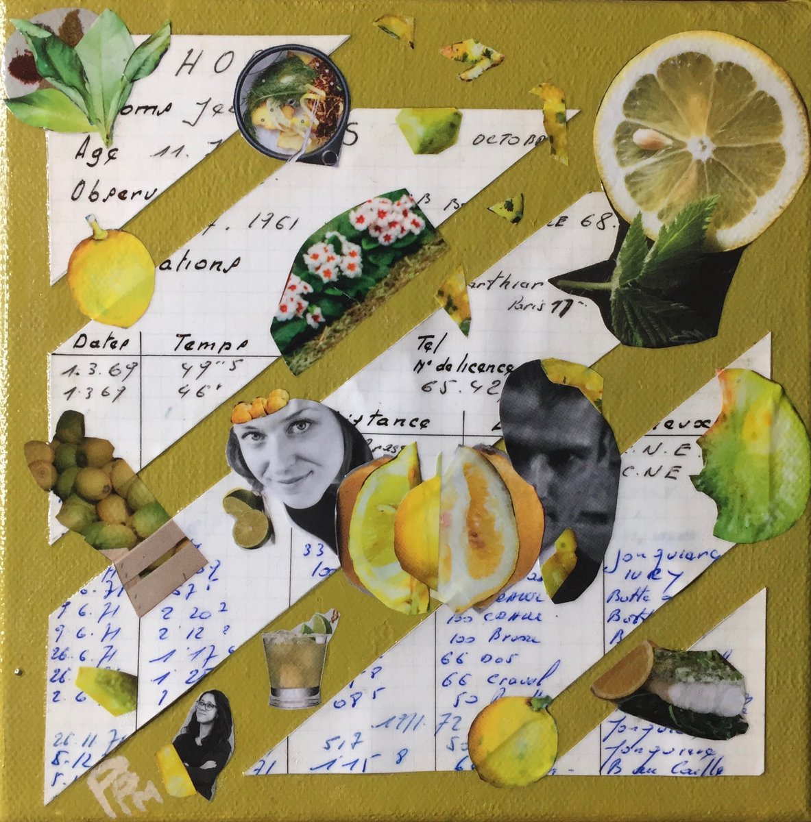 Pascal_P_M's tweet photo. BONS TEMPS 1, 2, 3 - Acrylique et collages sur toile 20 x 20 #pascalpm https://t.co/WVNr3ossZV