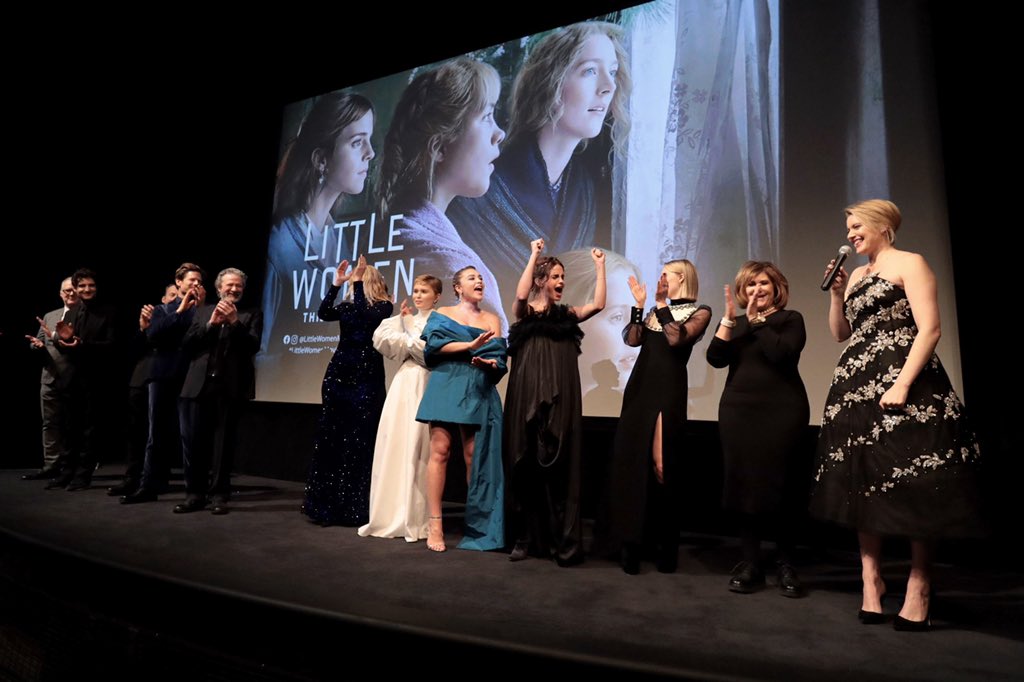 LittleWomen's tweet photo. About last night. See the stars shine at the #LittleWomenMovie World Premiere in New York City. ✨ https://t.co/wSCRSKhq8q https://t.co/IxGHj1d7P4