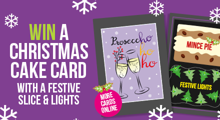 CakeCardUk's tweet photo. 🎉 WIN A CHRISTMAS CAKE CARD WITH A FESTIVE SLICE AND LIGHTS! 💌 🎁🎄 For the chance to win, simply Follow Us and RT! 
Order via https://t.co/ufpv7H5gCN
#Win #Giveaway #Christmas #CakeCard #Competition #LetterboxCakes #Gift #ChristmasCard @SpongeCakesLtd https://t.co/mGf2ptYqMa
