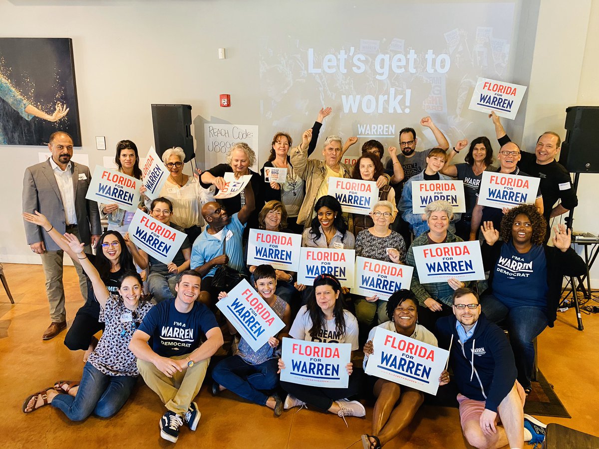 TomasAlcala's tweet photo. Day 2 of #WarrenWeekend is officially in the books! Thank you to all of our volunteer leaders for participating. Now let’s go organize and #WinWithWarren!
If you want to join @TeamWarren, text FIGHT to 24477. https://t.co/LvuHHD9wWN