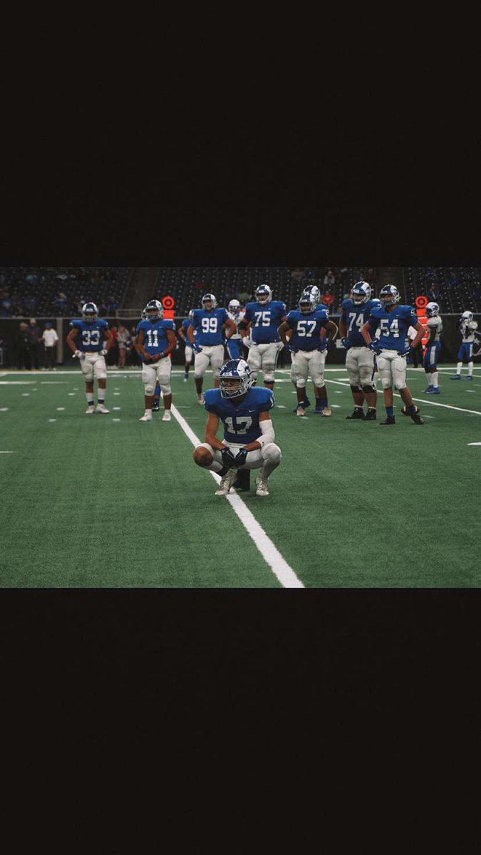 The dirtiest offensive line in the state of texas, the most humble quarterback along with a set of backs and receivers that the whole district sleeps on. #WAKEUP