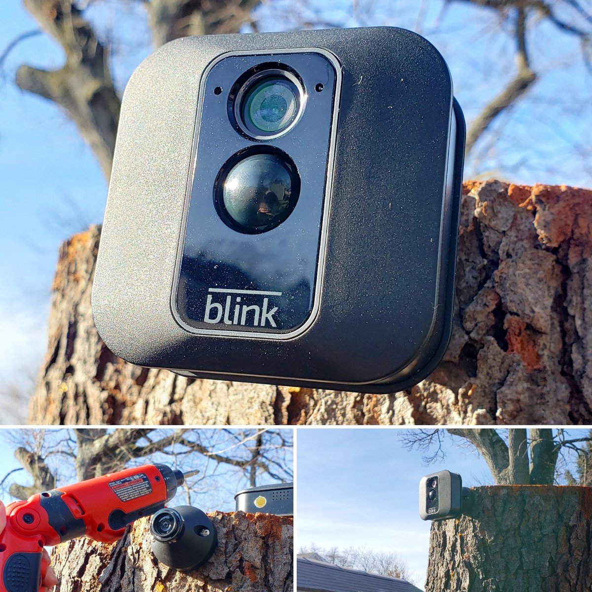 phucTechnology's tweet photo. #DidIt!! #Installed my FIRST #WiFi #Camera @blinkforhome! A #Pro would've $130  Now I can watch #squirrels &amp;talk to them from a distance! 🐒  Maybe I need to make a cover..Anyone #3dprint? 
#Blinkforhome #trees #technology #wireless #coder #electronics #homeimprovements #DIY https://t.co/9pezsGJnuO