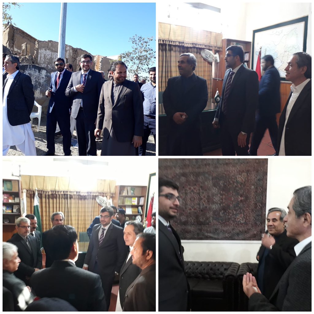 DCKhiCentral's tweet photo. We are thankful to the Hon’ Guests who agreed to visit the #FortSandeman on our request. We showed the whole castle and the ongoing restoration work. #CJcomesHome 6/N https://t.co/xeqgyHkXUC