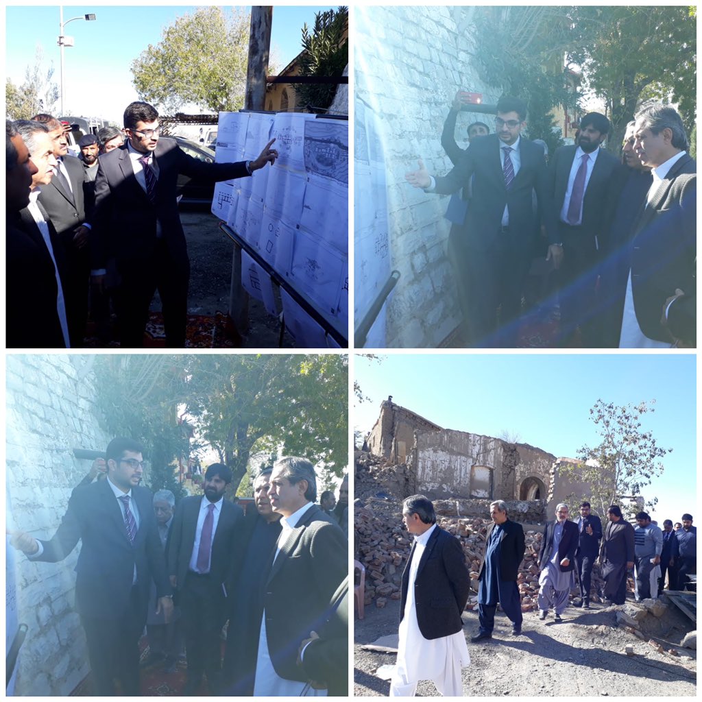 DCKhiCentral's tweet photo. We are thankful to the Hon’ Guests who agreed to visit the #FortSandeman on our request. We showed the whole castle and the ongoing restoration work. #CJcomesHome 6/N https://t.co/xeqgyHkXUC