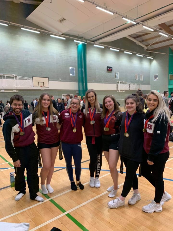 Many medals won this weekend in Manchester making us competition champions for the second time in a row! Great way to end the first semester 🏆 @TeamHallam
