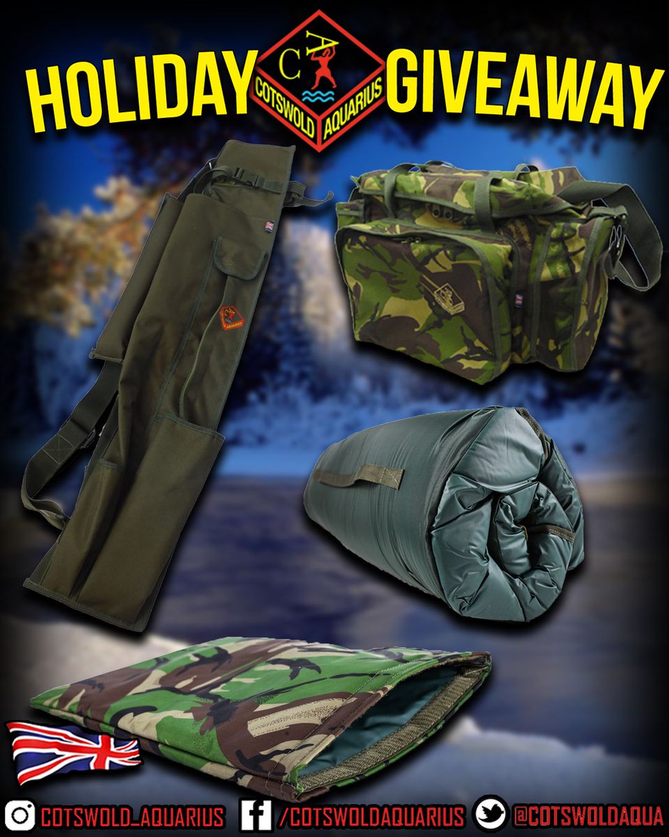Don't forget to enter our latest competition to be in with a chance of winning some fantastic prizes. For more details on how to enter visit the link below: 

buff.ly/36b4gmZ 

#cotswoldaquarius #madeinbritain #carponlybigger #carpfishing #fishing #thatscarpy #carpy
