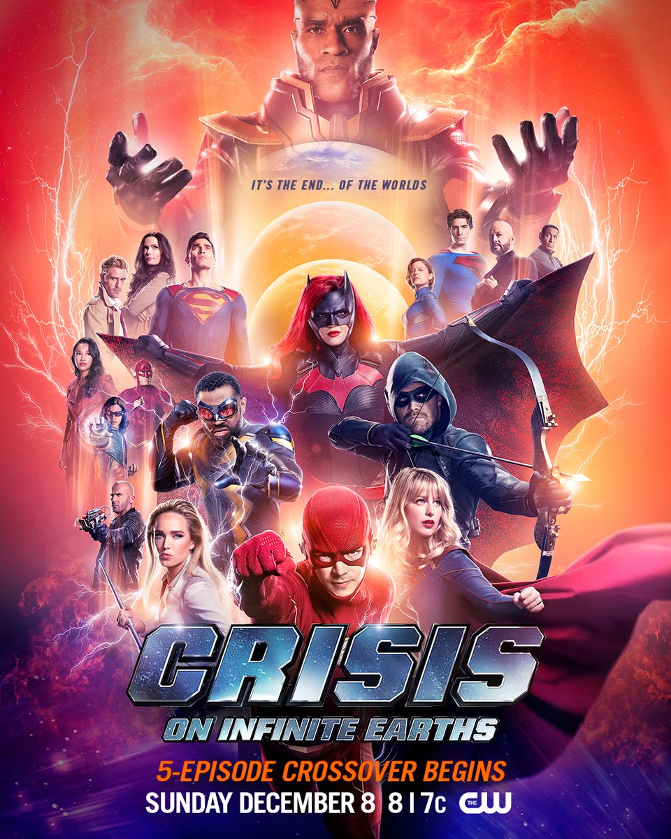 FedePiper91's tweet photo. TONIGHT!  #CrisisOnInfiniteEarths #arrowversecrossover #Supergirl https://t.co/VhN6JpY1Ta