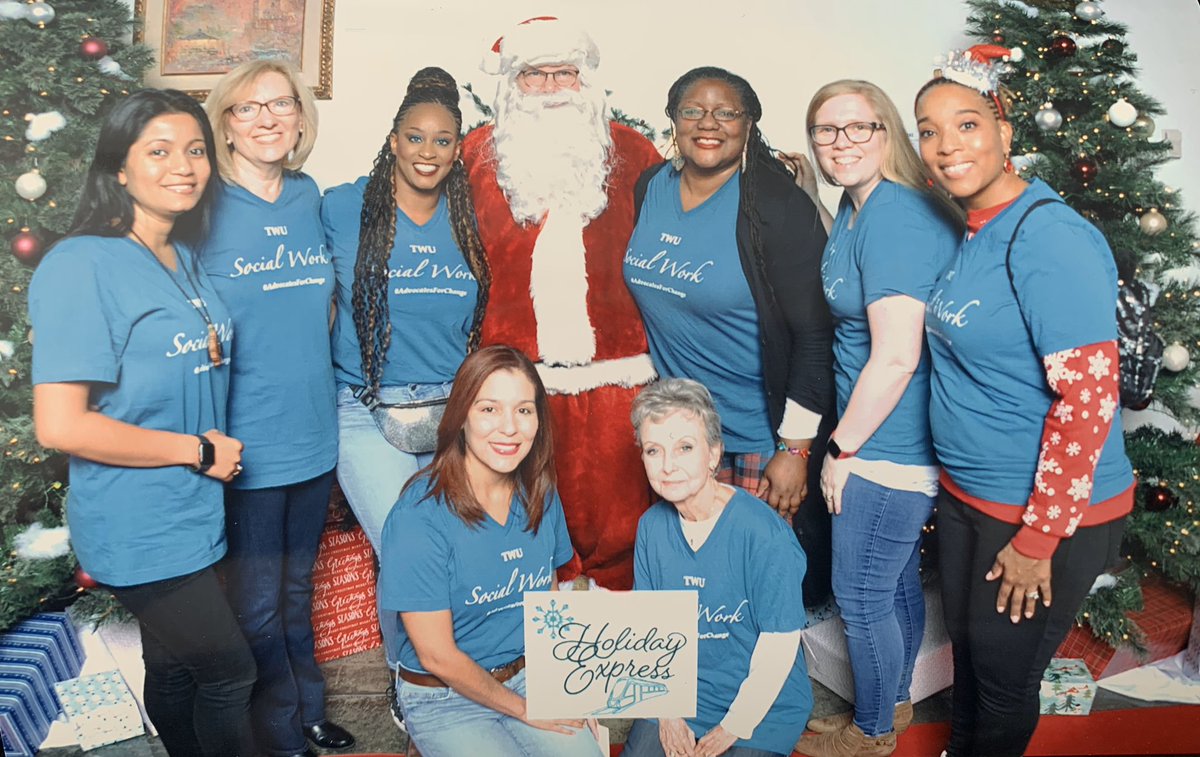 Happy Holidays from our Social Work Department! #AdvocatesForChange
