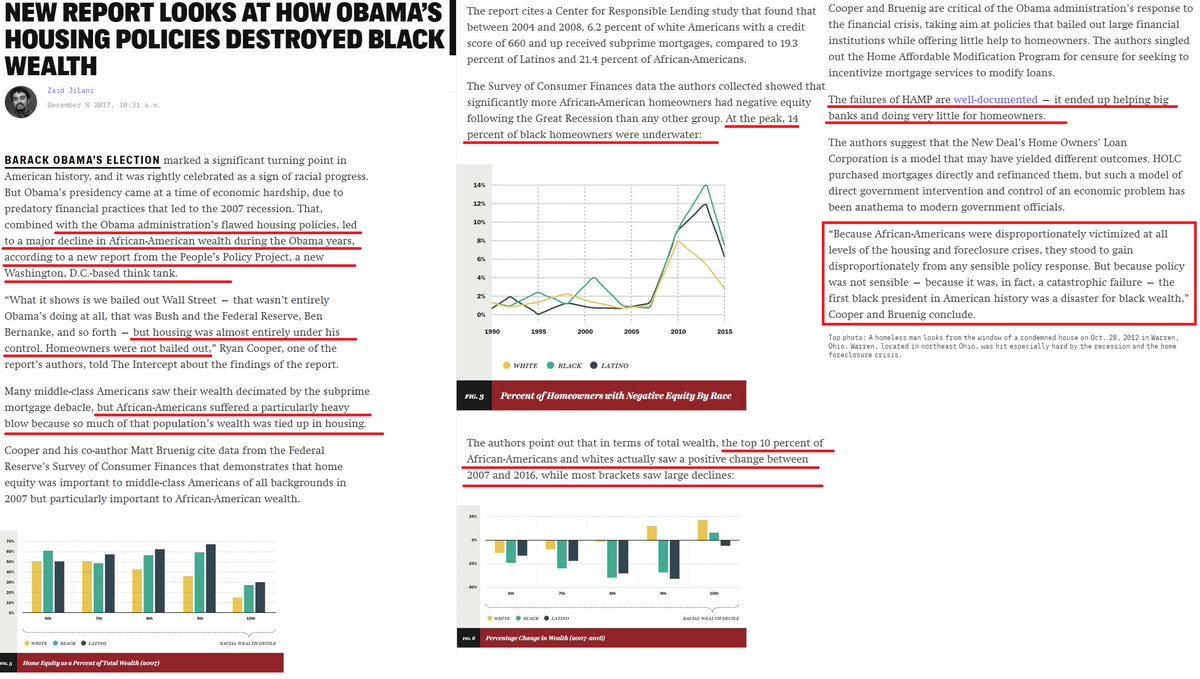 Obama should've been dragged for attempting to pass off his "success" with  #ADOS housing. Click on the pictures to see how HAMP was an abject failure. Note: As HAMP failed, TARP gave an estimated $29T to Wall-street.  #Reparations2020 is estimated at $6 - $17T. 17/n