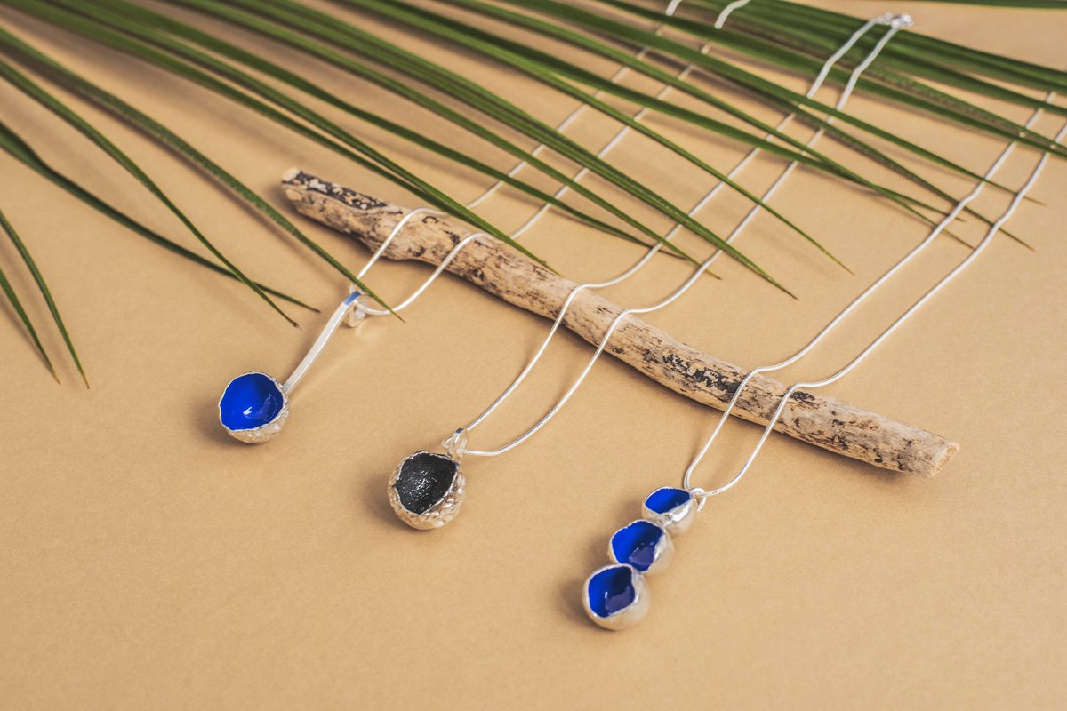 How beautiful is this jewellery by one of our Talented makers at <a href="/BBoxStudiosArt/">B.Box Studios Artists</a> - <a href="/silverkupemt/">Silverküpe Jewellery by Emine Thompson</a> ✨

#CraftHour #ukcraftershour