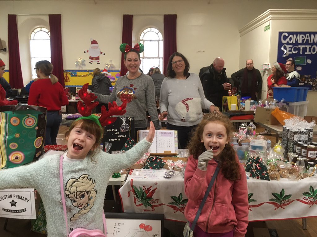 NeilstonPTA's tweet photo. Thanks to all our @neilston_madras PTA helpers for making the stall such a success! We had a great time at the Neilston XMas Lights event. #community #XMas #PTAlife https://t.co/gg1njH9RIx
