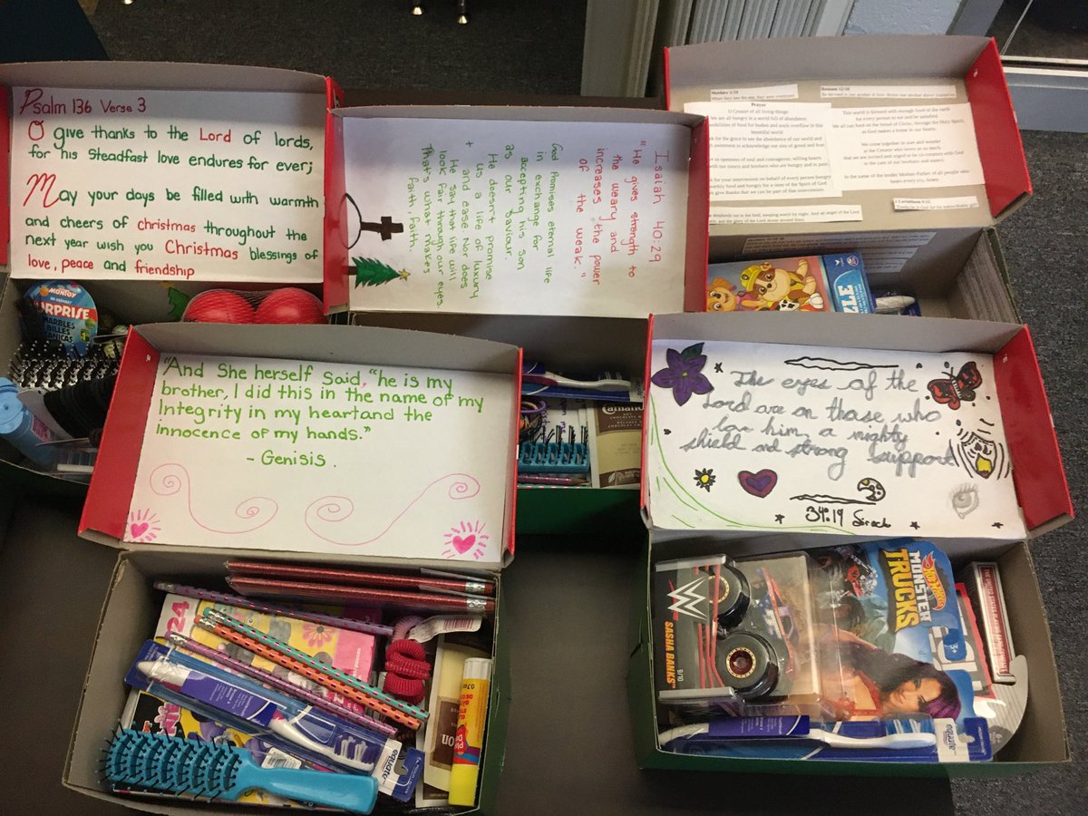 ChappyAnne's tweet photo. Thank you once again Holy Cross for your generosity for our annual ‘Operation Christmas Child’ gift collection. #HCcares #pvncserves #weareHC https://t.co/zxzovxbxHv