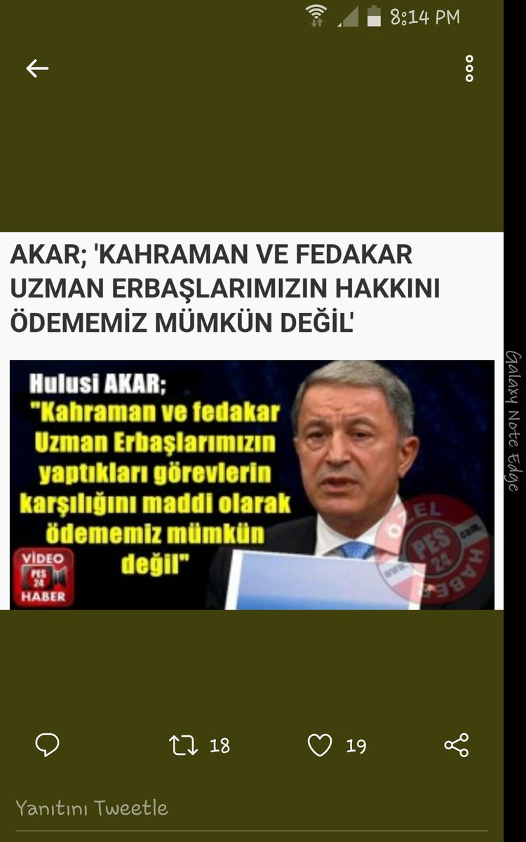 oguz_DAG83's tweet photo. @anadoluajansi #BakanımUzmÇvslaraMüjdeVer
Sayın Bakanım, Zeytindalı,Barış Pınarı,Pençe kahramanları kadro ve özluk haklarinin duzeltilmesini bekliyor.Yiğitlerinizi NOTERE gitmekten kurtarın. https://t.co/ydWeqagU9h