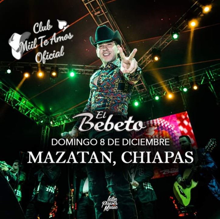 bbthas_Chiapas's tweet photo. Hoy domingo 08 de Diciembre 🎉
@El_Bebeto 🎤 y su Banda TyL 🎺 se presentarán en Mazanta, Chiapas 🎊❤
¡No faltes! 😊

#MiPersonaPreferida #TeamMTA0812
@Club_MilTeAmos ¡PRESENTE!
@latinpowermusic https://t.co/0gDsKWOxzu
