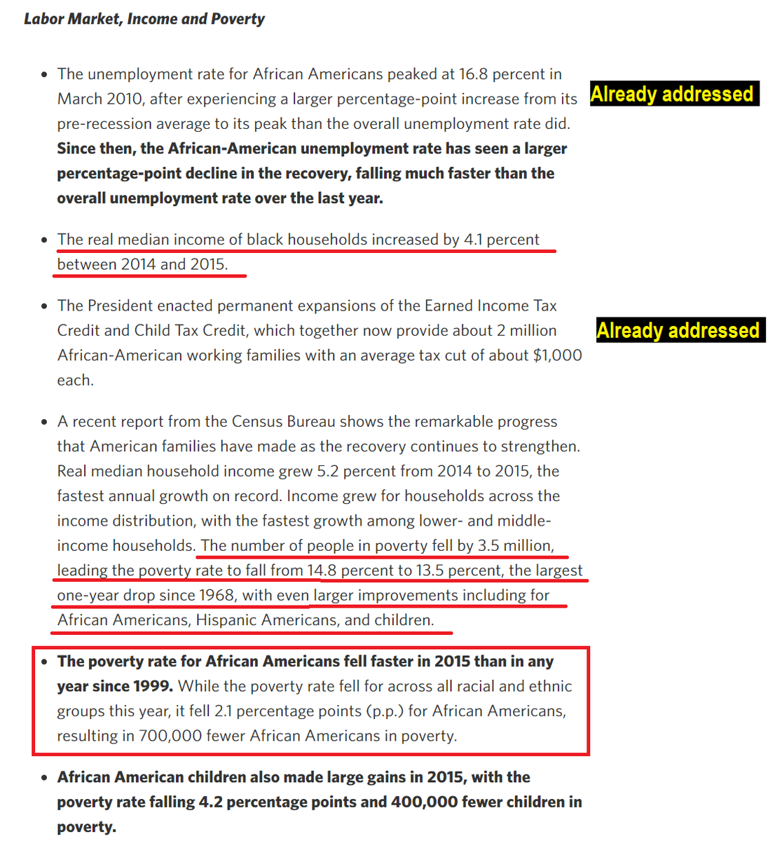 Now onto the 10/14/16 release. Again, "hard work" mentioned in the opening paragraph. . And yes, the poverty rate did fall in '15 &  #ADOS did experience growth. But click on the third picture for proper context. 20/n
