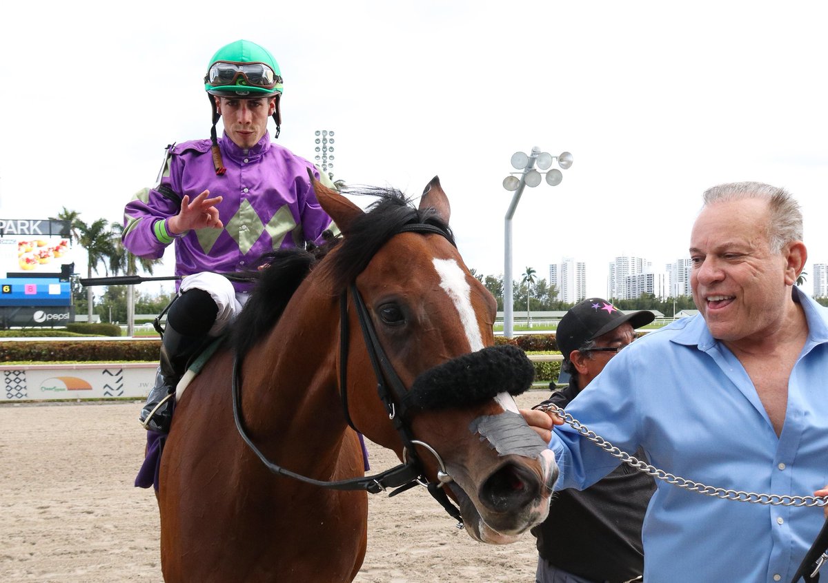 GulfstreamPark's tweet photo. Shifty She gets the job done in race 6, @iradortiz scores a Hat Trick, Lilli Kurtinecz is the winner conditioner. #GulfstreamPark #ChampionshipMeet https://t.co/6kOXFzwljP