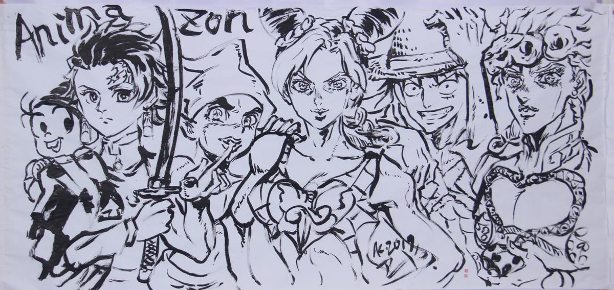 animazon's tweet image. Brasil e Japão reunidos em uma ilustração exclusiva feita pelo Sensei Kohei Ashiya @asikoh009 no Animazon no Taikai 2019
#Animazon2019 #Animazon