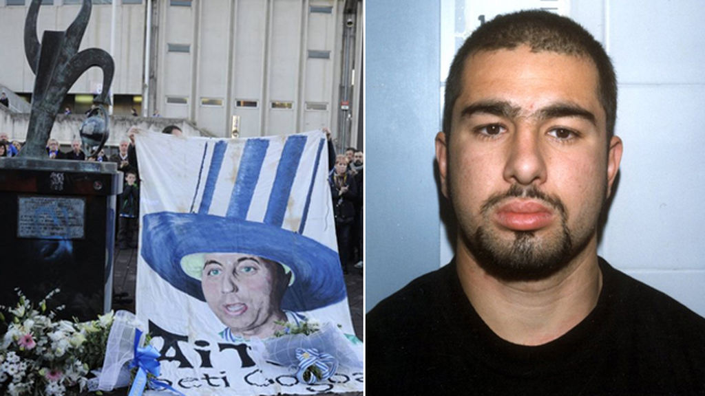 FonsiLoaiza's tweet photo. Este fascista se llama Ricardo Guerra y hoy hace 21 años asesinó a Aitor Zabaleta. Tenía amigos entre la Policía que no protegió al hincha vasco. Fue absuelto de asociación ilícita. No ha indemnizado a la familia. El año pasado fue detenido en Bélgica por hacer el saludo nazi. https://t.co/9lDreZ0sBU