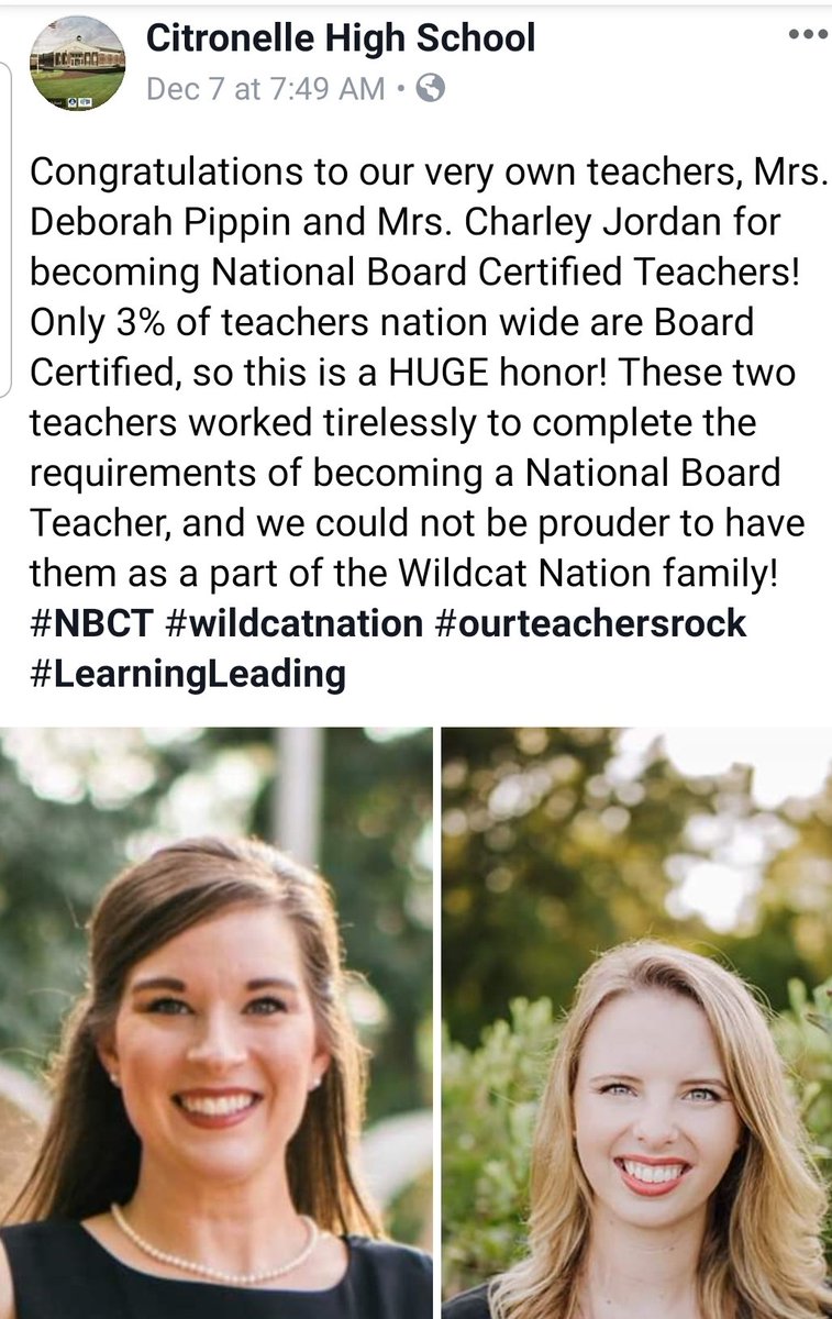 Mrspippinsclass's tweet photo. Thankful to work at a school that supports, recognizes, and appreciates our hard work to become Nationally Board Certified. https://t.co/Qfq91y0ksZ
