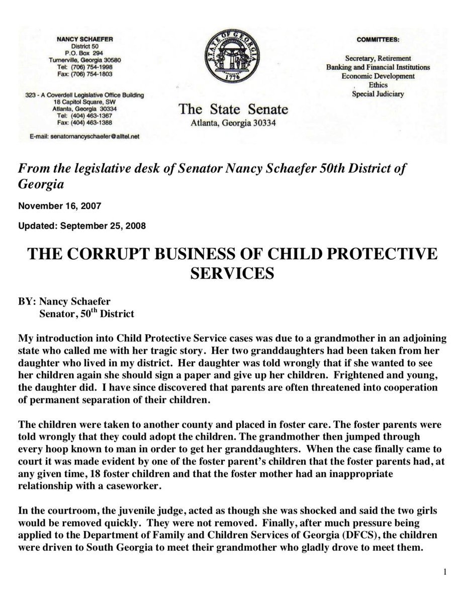 Did Schaefer Simply Dig Too Deep Into CPS?What Did Schaefer Discover?PDF Of Report. https://parentalrights.org/wp-content/uploads/2017/05/CBCP.pdf…Pages 1, 2, 3, & 4