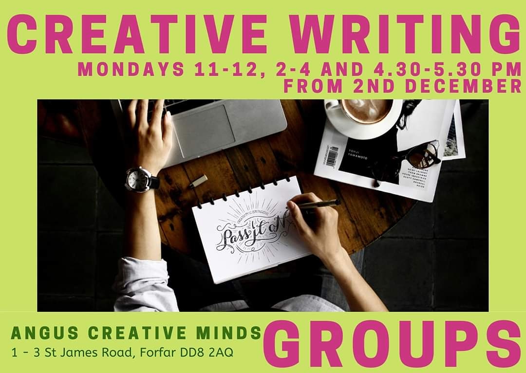 🖋Join us for creative writing!🖋 #MondayMotivaton #group #community #forfar #angus #socialenterprise #learningtogether #creative #creativewriting #wellness #skills #skillsforlife #personaldevelopment