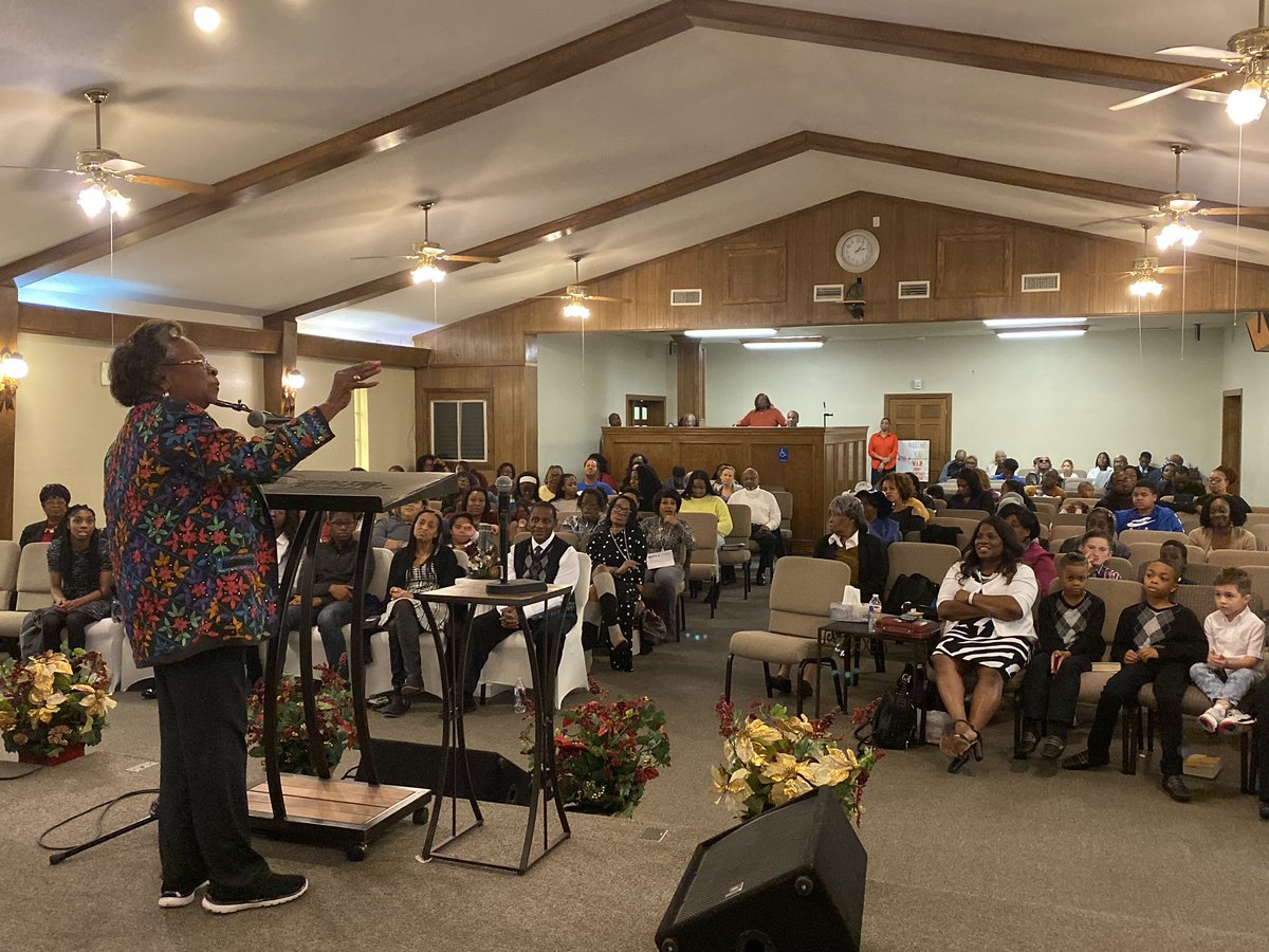 davidfholt's tweet image. Clara Luper’s daughter Marilyn is firing up voters as we finish our tour of a dozen NE OKC churches to talk about #MAPS4! Thank you to St. John Missionary Baptist &amp;amp; Greater Bethel Baptist for your hospitality today &amp;amp; all churches who welcomed us the past 2 months! #LoveYourOKC