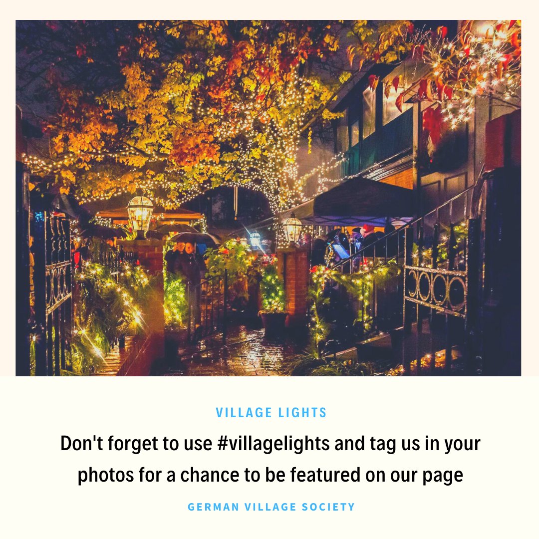 germanvillage's tweet photo. Just 2 more hours till Village Lights!! 

#VillageLights #Germanvillage #614cbus #cbus #explorecbus https://t.co/1quAHGBgKK