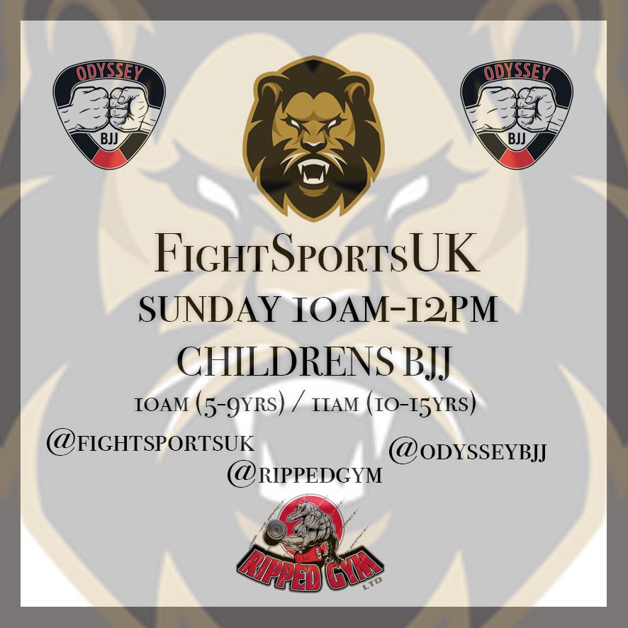 FightSportsUK's tweet photo. FightSportsUK classes today!
10am–11pm BJJ for Children (5-9years old) #OdysseyYouthBJJ
10am–11pm BJJ for Children (9-15years old) #OdysseyYouthBJJ
#Harlow #Essex #BJJ #Fitness
#HarlowBJJ  #HarlowFitness
#EssexBJJ #FightSportsUK #OdysseyBJJ #OdysseyYouthBJJ #RippedGymHarlow https://t.co/rjkibZXkbd