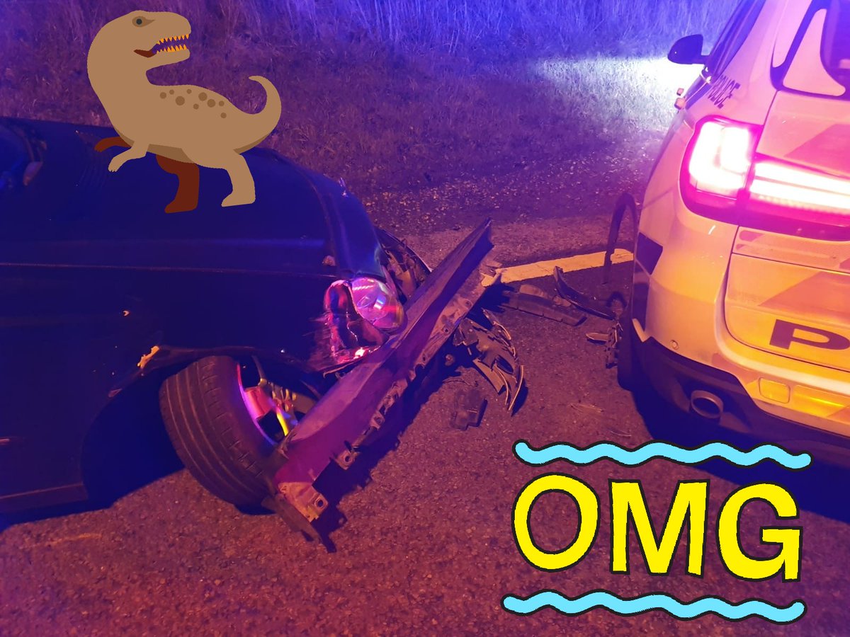 NSRAPT's tweet photo. π failed to stop for PHQ #ARV #RAPTors @A14Info #Ipswich
where π had to use tactical contact to stop it
Driver was 2 1/2 times #DrinkDrive limit @Drinkaware
Also he had a π‘ inside the car
Driver arrested & will be sobering up in #Custody before interview
#PC1620 #PC1899 https://t.co/0b7IJufkzq