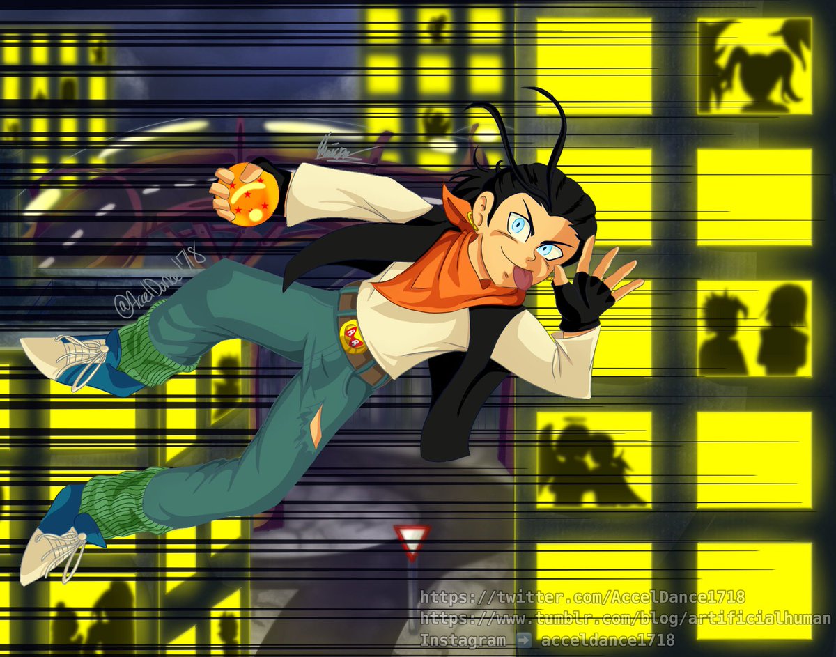 JesterOnMars's tweet photo. “What? You already think you’re going to win? I still have other tricks too!”

#Nim #Nimu #AndroidHero #AndroidAvatar #DBZ #SDBH #DragonBallZ #DragonBallSuper #DragonBallHeroes #SuperDragonBallHeroes #FanArt https://t.co/7KWAcJ4NT0