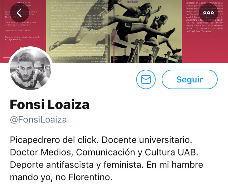 JupolNacional's tweet photo. @FonsiLoaiza “Docente universitario. Doctor Medios, Comunicación y Cultura UAB.”

Que alguien le diga a este “docente y doctor” que las banderas de 🇪🇸, de la @policia y la @guardiacivil NO tienen nada que ver con el fascismo, la xenofobia, etc... GRACIAS.

#EquiparacionYa https://t.co/GispwLnCdj
