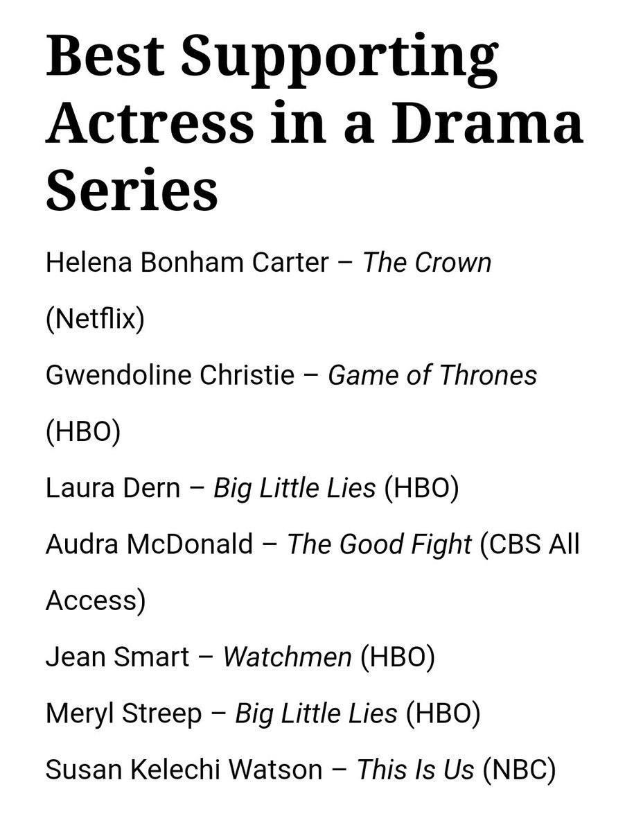 skelechiwatson's tweet photo. Thank you @CriticsChoice for nominating me for #bestsupportingactress in a drama! I'm honored to be standing with these incredible women. #CriticsChoice #criticschoiceawards https://t.co/UJ30OSJUhT