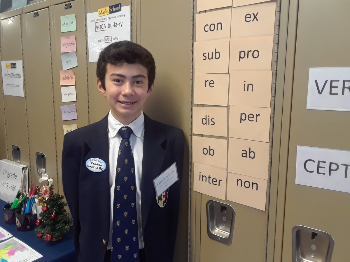 ValliusAquila's tweet photo. Marist Open House 2019! Welcome to the language hall! https://t.co/BdItroAfgR