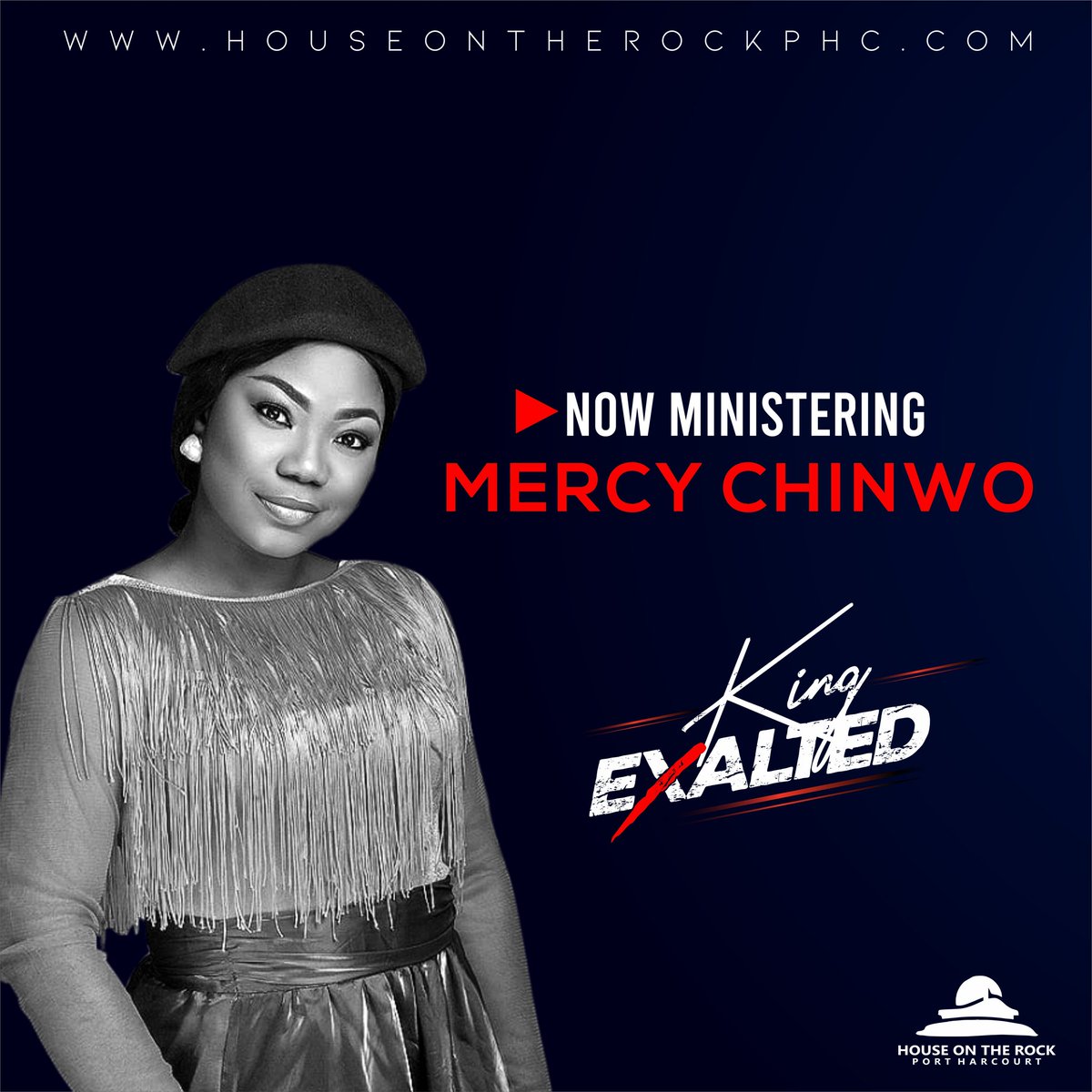 HOTRphc's tweet photo. One of Nigeria's finest and export, rooted from the city of Port Harcourt; Mercy Chinwo is ready to brace us with her blessed voice.
#KingExalted2019
#KE2019
#Exalted2019 https://t.co/IMeDqHaBJd