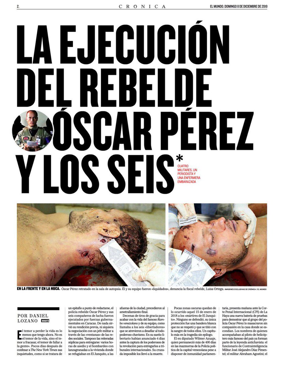 pablocasado_'s tweet photo. Espeluznantes pruebas demuestran la crueldad del régimen de Maduro. La ONU documenta miles de asesinatos, millones de exiliados y cientos de violaciones a presos. Ahora se suman fotos de tortura y tiros de gracia a disidentes. La izquierda no puede seguir impasible ante el drama. https://t.co/BL7La7Eagj