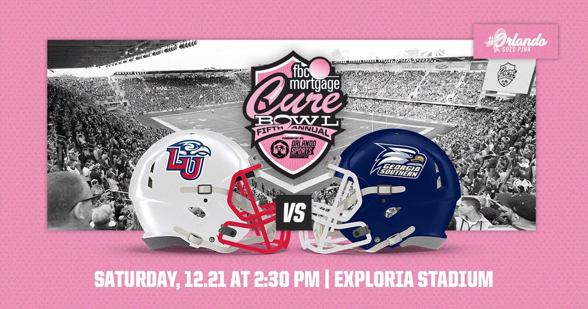 LET’S GOOOO!

The battle for the cure continues with <a href="/GSAthletics_FB/">Georgia Southern Football</a> and <a href="/LibertyFootball/">Liberty Football</a>!

🎟 CureBowl.com/tickets